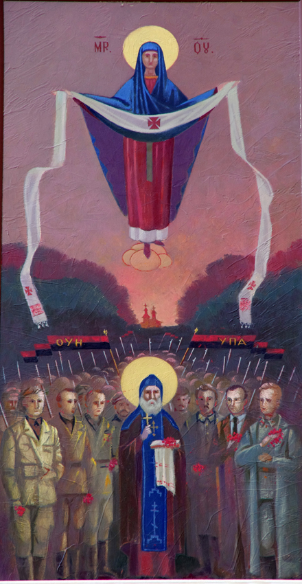 Ікона Покрова Пресвятої Богородиці над Антонівцями. Фото Василя БАЛЮХА